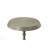Elegant Silver 18.5" Round x 24" Hand-Forged Metal Accent Table with Antique Nickel Finish
