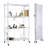 4 Tier Folding Shelf with Wheels