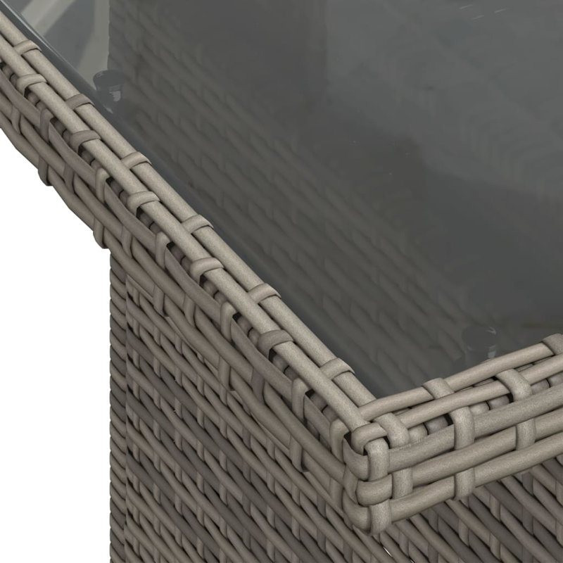 Ensemble de canapé de jardin Vidaxl Gris, gris foncé