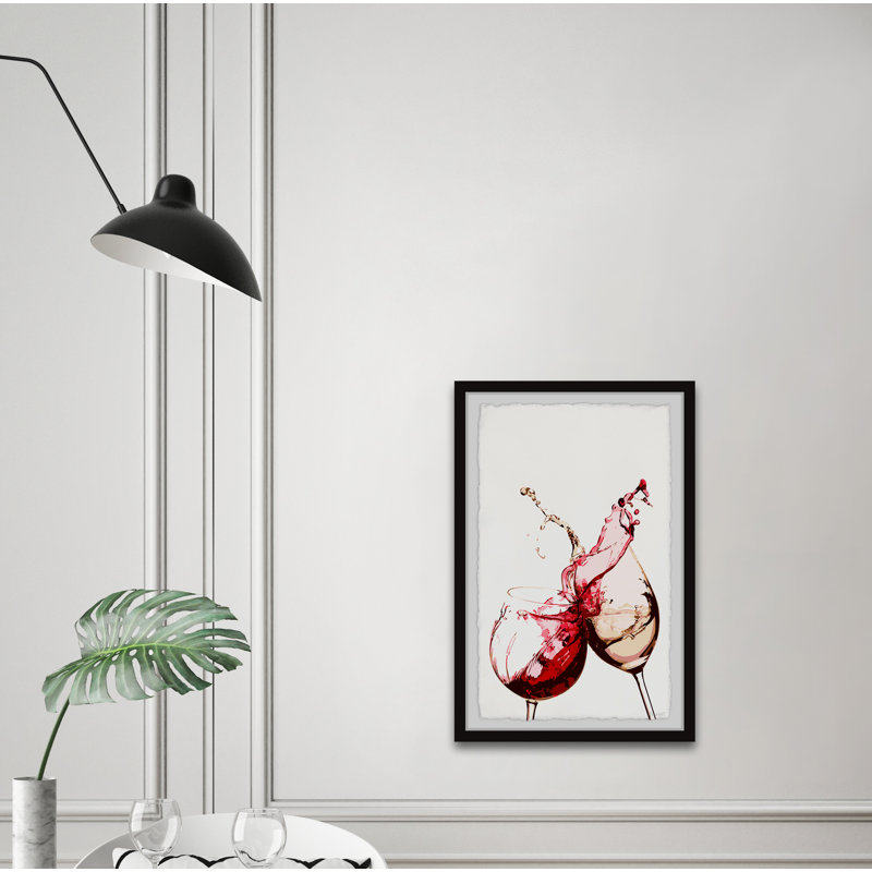 «Cheers To That», reproduction encadrée, H 30 po x l 20 po x P 1,5 po