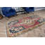 Grand tapis turc rétro idéal pour la salle à manger et la chambre à coucher en laine rouge pour la décoration organique d'Anatolia