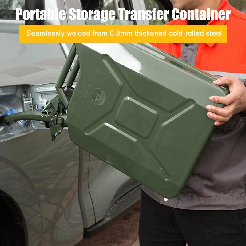 Réservoir de transfert portatif 5 / 10L avec système de bec flexible grande capacité, H 13 po x l 10,2 po x P 4,3 po