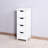 White Multipurpose Cabinet With Functional Drawer Systems For Efficient Organization Freestanding Thoughtful Design