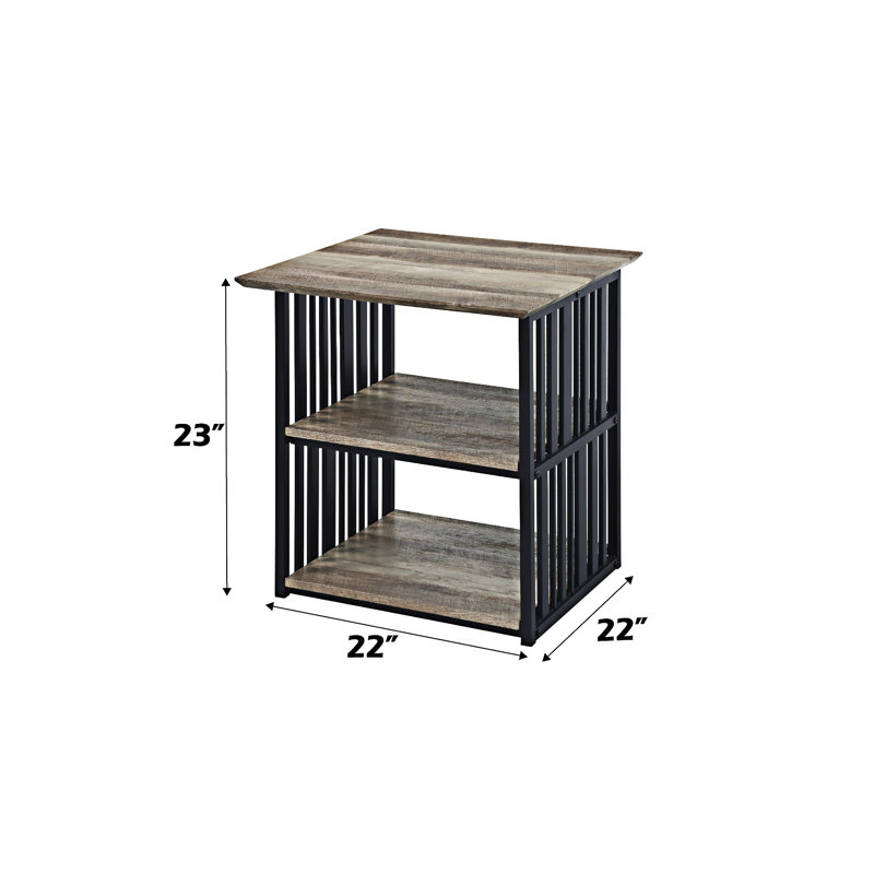 Nightstand With Open Shelf
