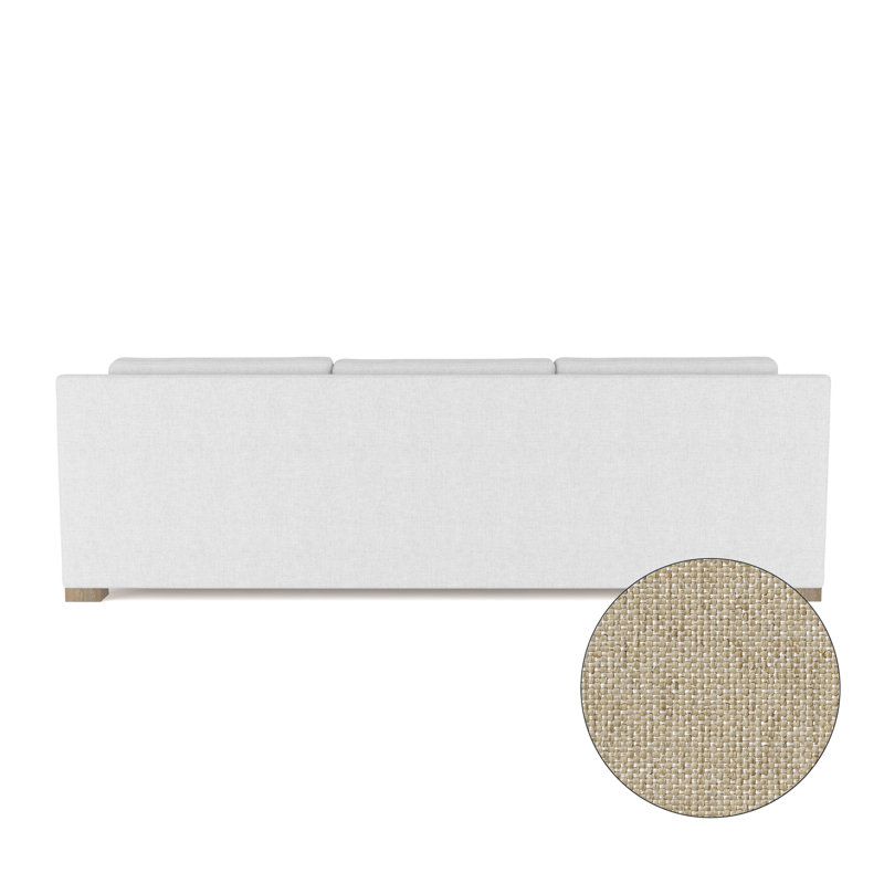 Canapé Mercer, H 33,5 po x l 108 po x P 39 po, Lin huître Pebble Weave, Naturel