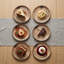 Ensemble d'assiettes à dessert en céramique