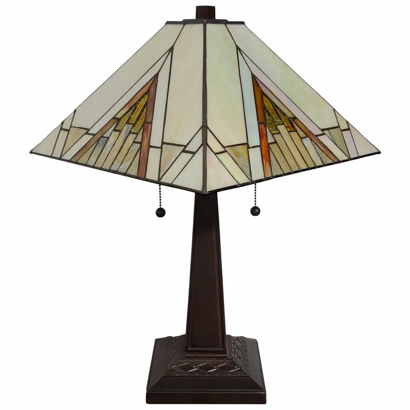 Canizales Metal Lamp, Beige/Brown