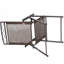 Chaise de patio pliante en tissu