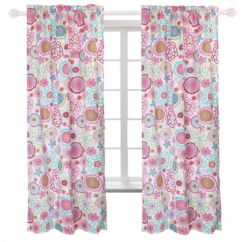 Cleckheat Semi Sheer Curtain Panel Pair, 42" W x 84'' L