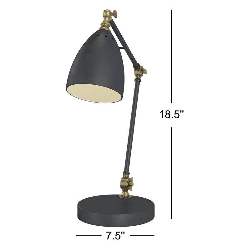 Euan Adjustable Metal Desk Lamp