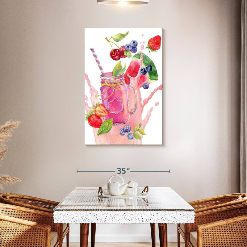 Yarlin Smoothie Splash, 45" H x 30" W