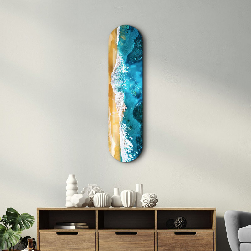 Peinture décorative en verre trempé