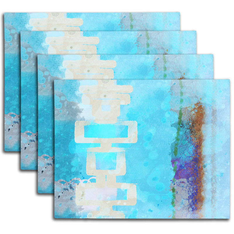 Napperon abstrait en polyester