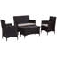 Mckeever 4 - Person Patio Conversation Set with Cushions-38813278