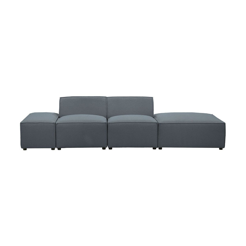 Reontae 4 Seater Sofa, Dark Grey