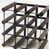 Dark Oak Stained Pine / Black Steel