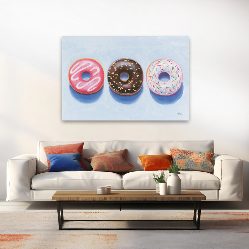 Beignets contemporains et modernes, H 60 po x l 40 po
