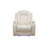 White Breathing Leather Living Room Recliner Chair-1882131194