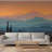 Sunset Desert Mountains Mural-70204144