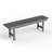 6-Piece HDPE Patio Dining Set with Rectangular Table & Bench-940503557