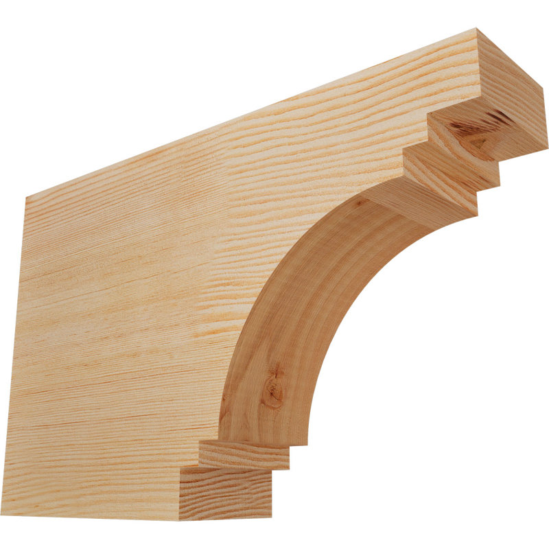 Queue de chevron lisse Pescadero, Sapin de Douglas, H 10 po x l 16 po x P 3,5 po