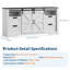 2 - Door Rectangle Accent Cabinet-903613849