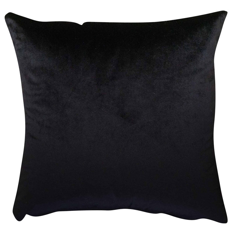 Black Cushion, Cover only, 43x43cm