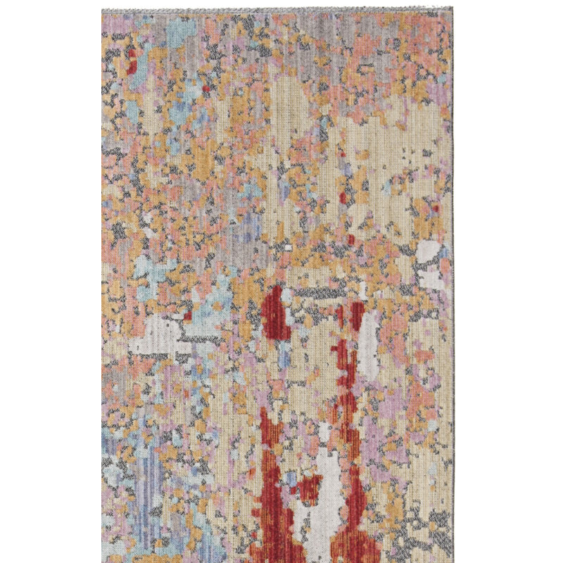 Higginson Provance Performance Abstract Rug, Square 6'7"