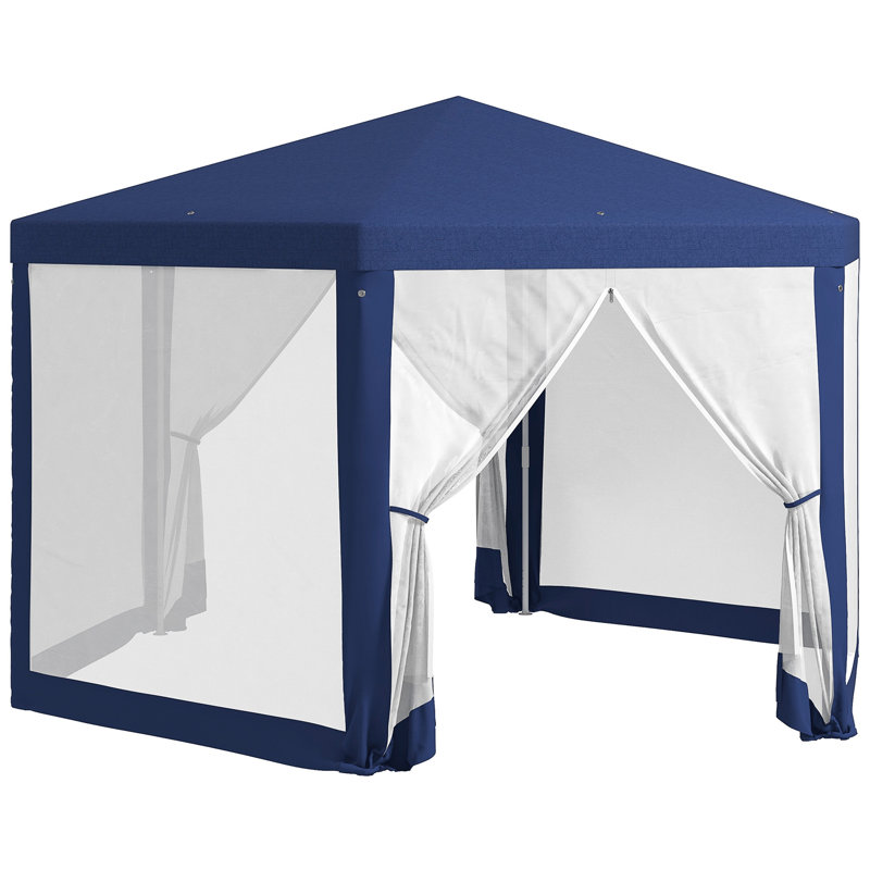 Outsunny 13' X 11' Outdoor Party Tent, Blue