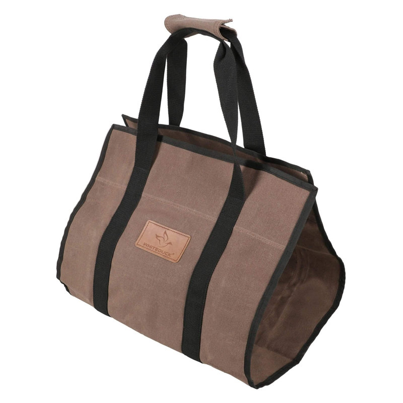 Toile transporteur de bois de chauffage, Brun
