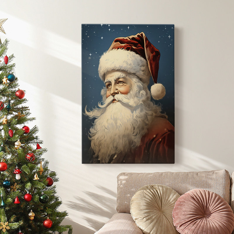 Art des Fêtes de Noël - Toile tendue avec châssis
