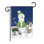 Décoration de neige avec 2 côtés 18,5 x 13 po drapeau de jardin