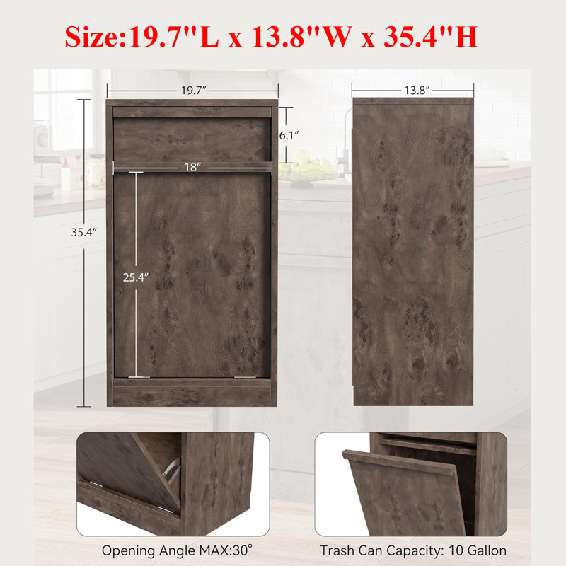 Trash Cabinet, Brun