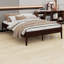 Base de lit plateforme moderne en bois avec lattes de bois et support en métal fiable-752141531