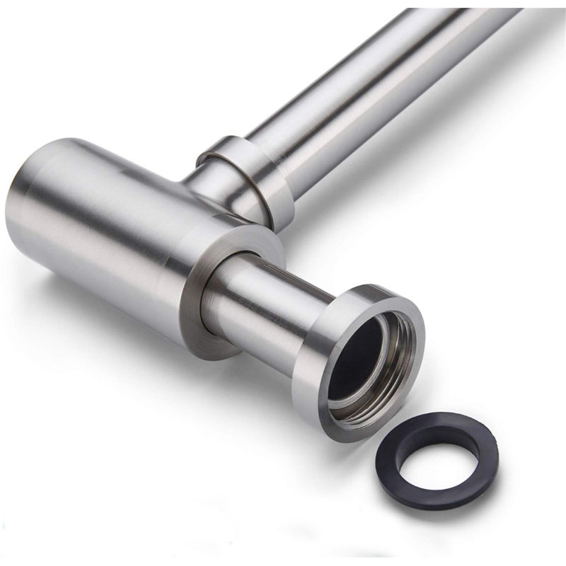 Round Bottle Trap, Chrome