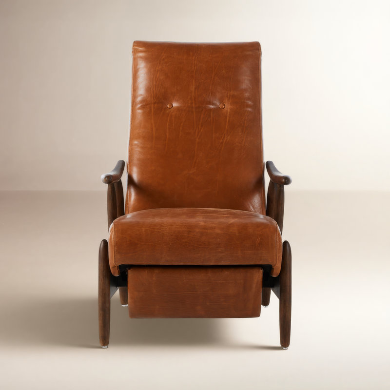 Noyola Recliner-Dakota Tobacco, Dakota Tobacco Top Grain Leather
