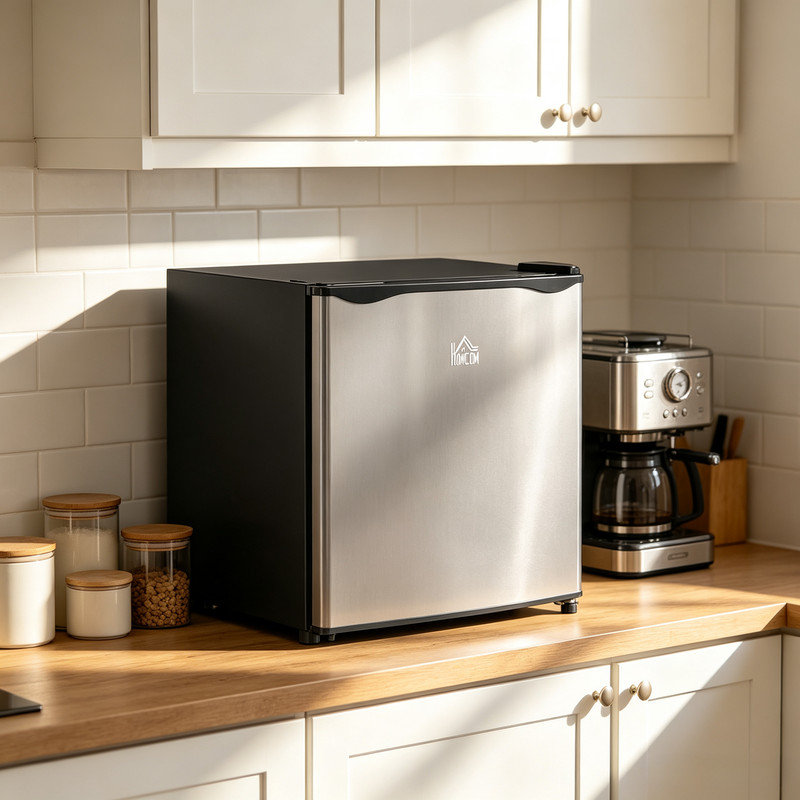 CLIY Mini Fridge, Silver