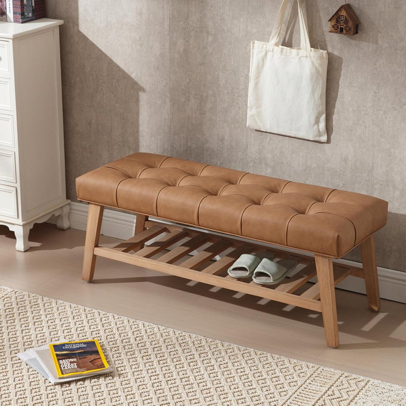 Banc de rangement pour le salon