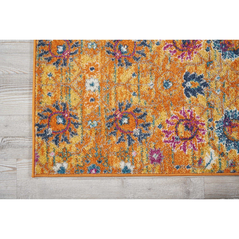 Floral Indoor Rug, Runner 1'10" x 6'