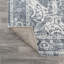 Tapis crème / bleu délavé à la machine Mahinudin-540727467