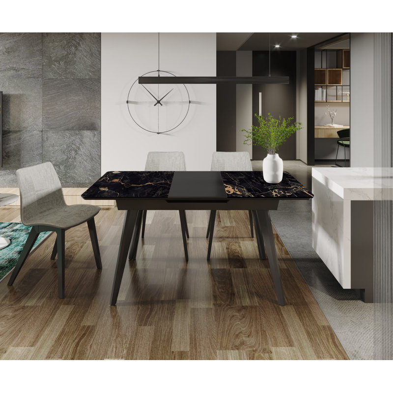 Natiyah Metal Base Dining Table