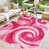 Pink swirl decorative