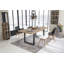 Brigham Oak Solid Wood Top Metal Base Dining Table-898170118-898170140