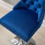Tabourets de bar pivotants en velours Anley-115169310