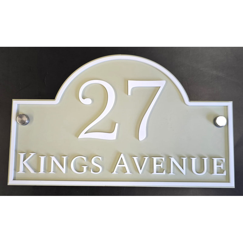House signs UK Wall Plaque