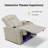 Faux Leather Power Reclining Home Theater Seating with Cup Holder-1161624892