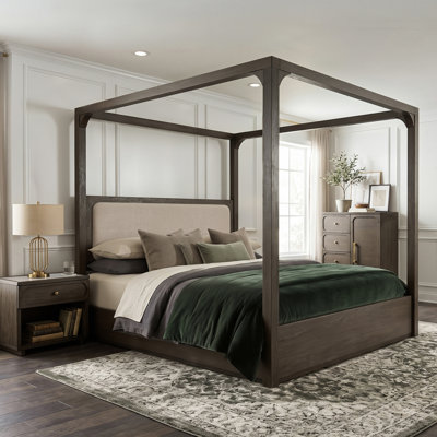 Freda 3-Piece Canopy Platform Bedroom Set