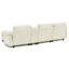 Canapé modulaire avec rangement, canapé moderne beige-1140185275