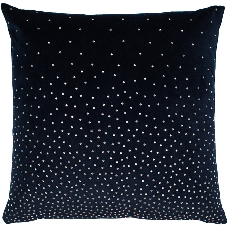 Campos Square Cushion, Navy Blue