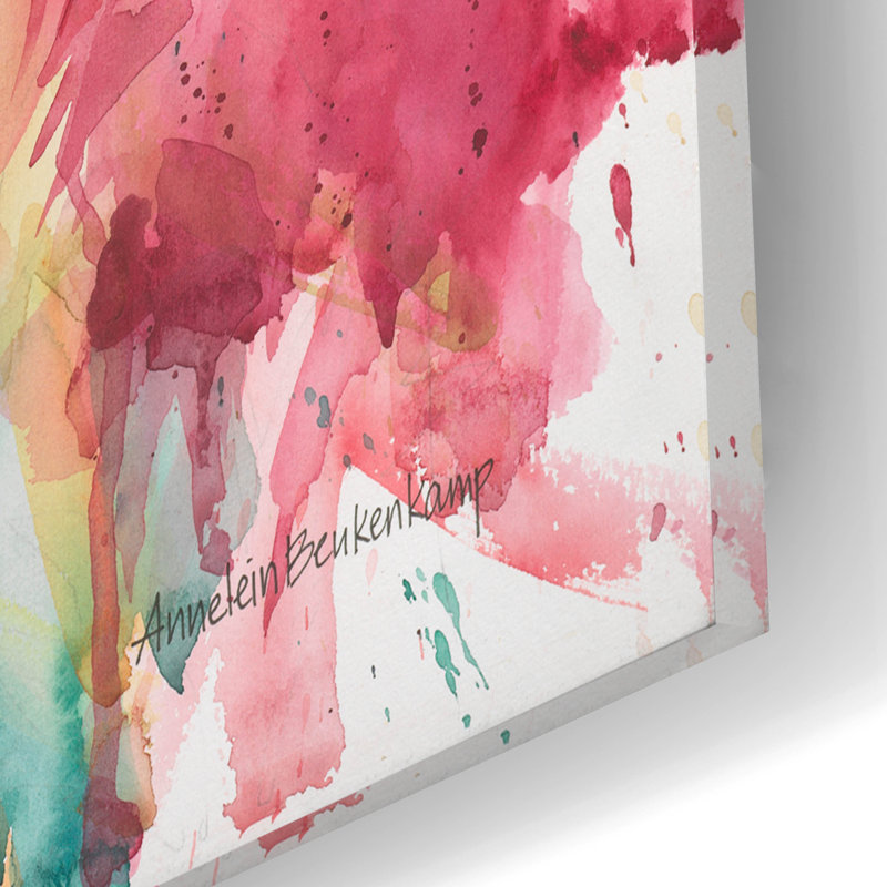 Ivy Bronx 'Colour Craze' by Annelein Beukenkamp Acrylic Glass Wall Art, 24" x 16", 16" H x 24" W x 0.2" D